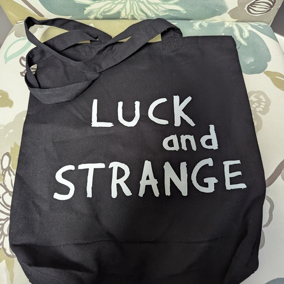 Handbags - Luck And Strange David Gilmour Black Tote Bag